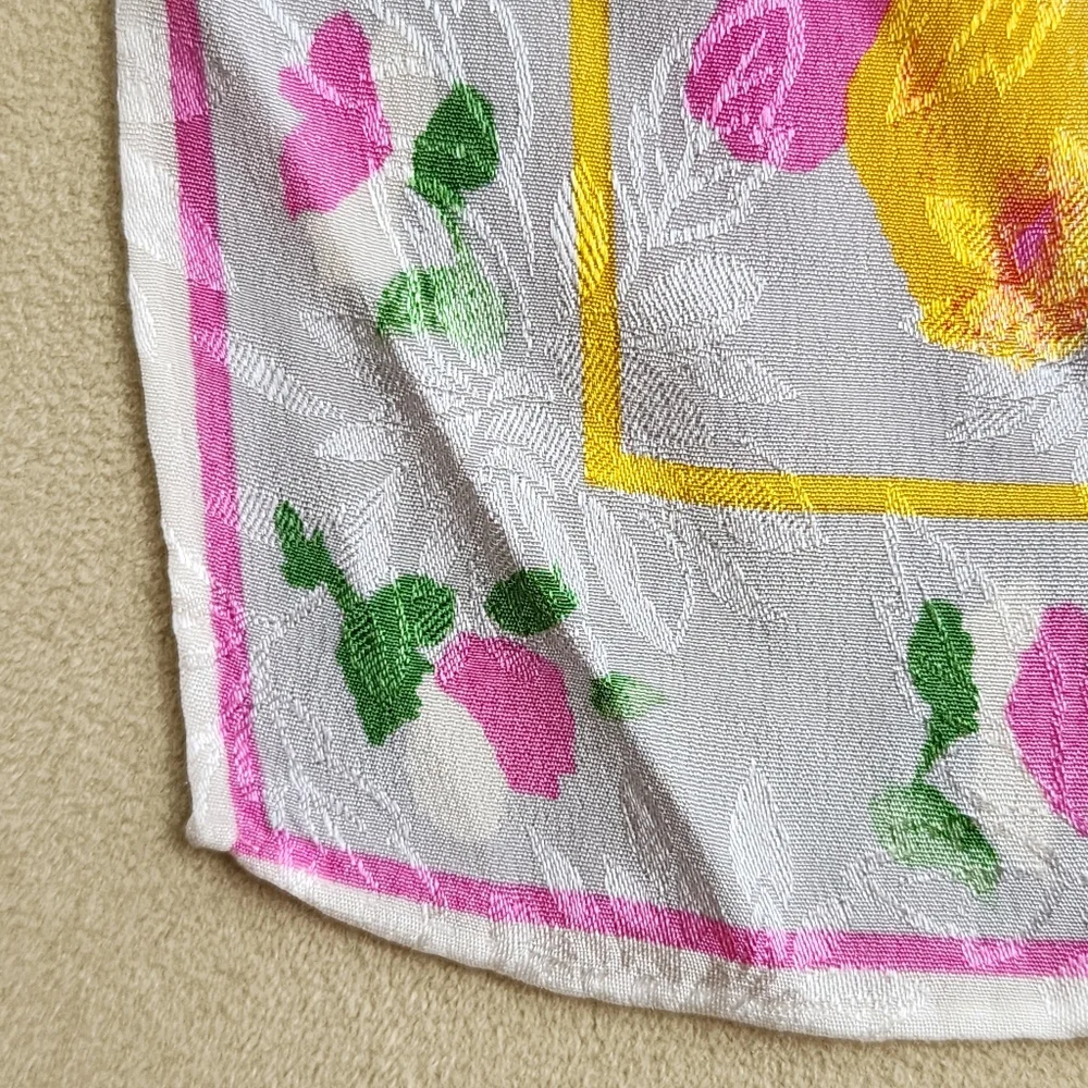 Albert Nipon Rectangular Silk Scarf